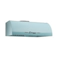 thumbnail image 4 of Hotte de Cuisinière Rétro Classique de 24 Pouces sous Armoire avec Filtres à Chicanes en Acier Inoxydable, Turquoise Brume Océanique, 4 of 6