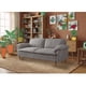 thumbnail image 1 of Sofá Cama Makora Milo Gris Claro Velvet con Memory Foam y Respaldo Reclinable, 1 of 8