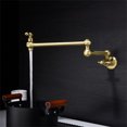 thumbnail image 3 of Cfowner Wall Mount Kitchen Faucet with Double Joint Swing Arm, Pot Filler Folding Faucet for Bar Home Living Room, 3 of 6