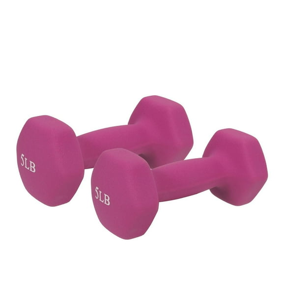 Sunny Health & Fitness Neoprene Dumbbell - 10 Lbs (Pair)