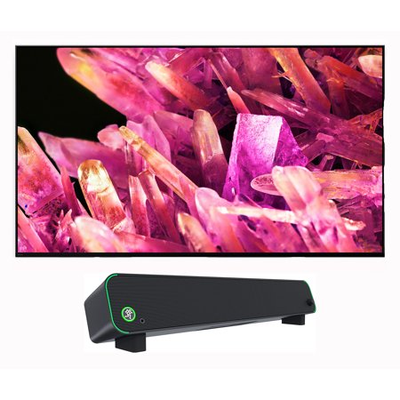 Sony XR65X90K 4K Smart BRAVIA XR LED TV with a Mackie CR-STEALTHBAR Soundbar (2022)