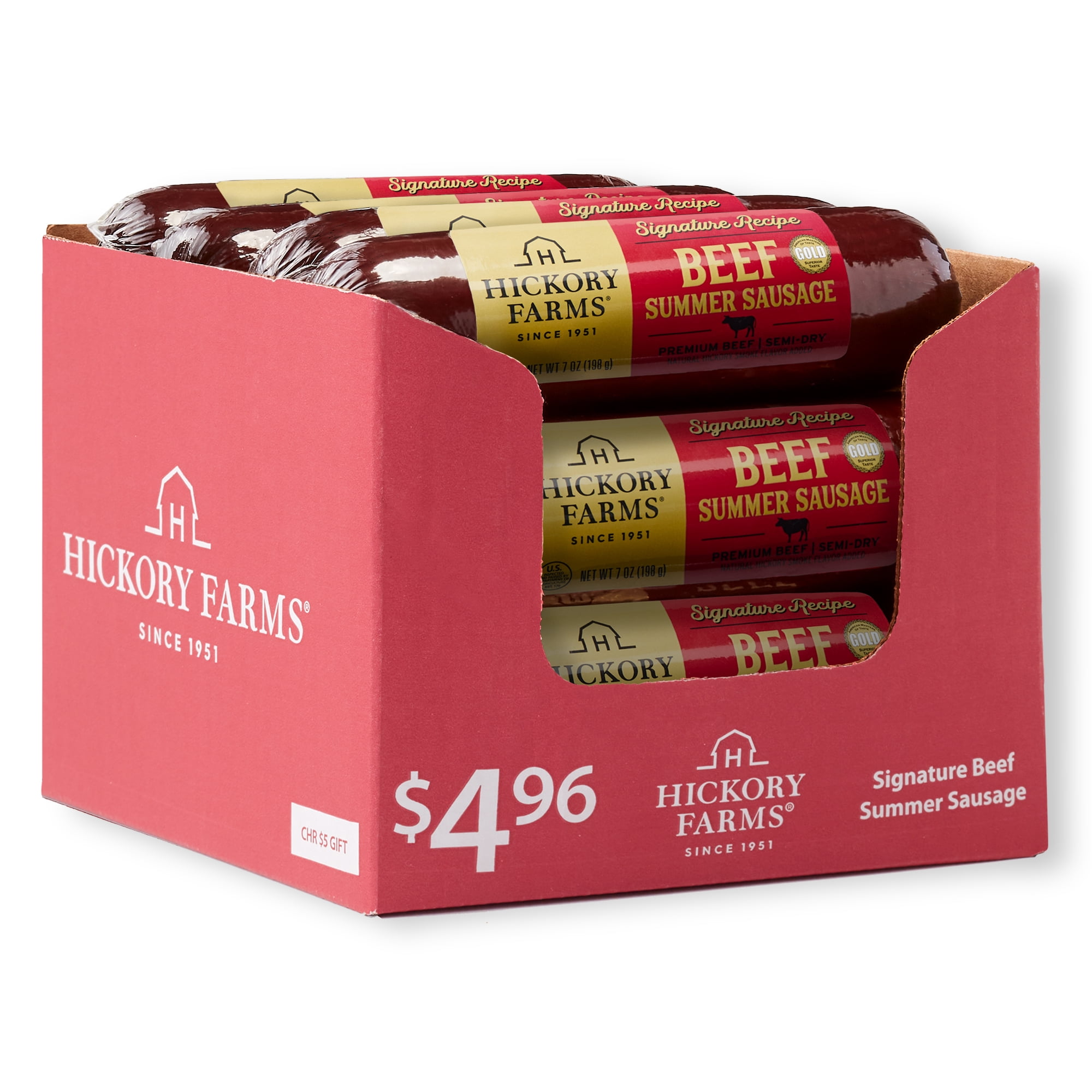 Hickory Farms Signature Beef Summer Sa ge 7 oz - Pantry, Gourmet Meat