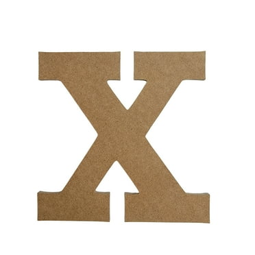 Wooden Letter Unfinished, Rockwell Font, Craft Cutout