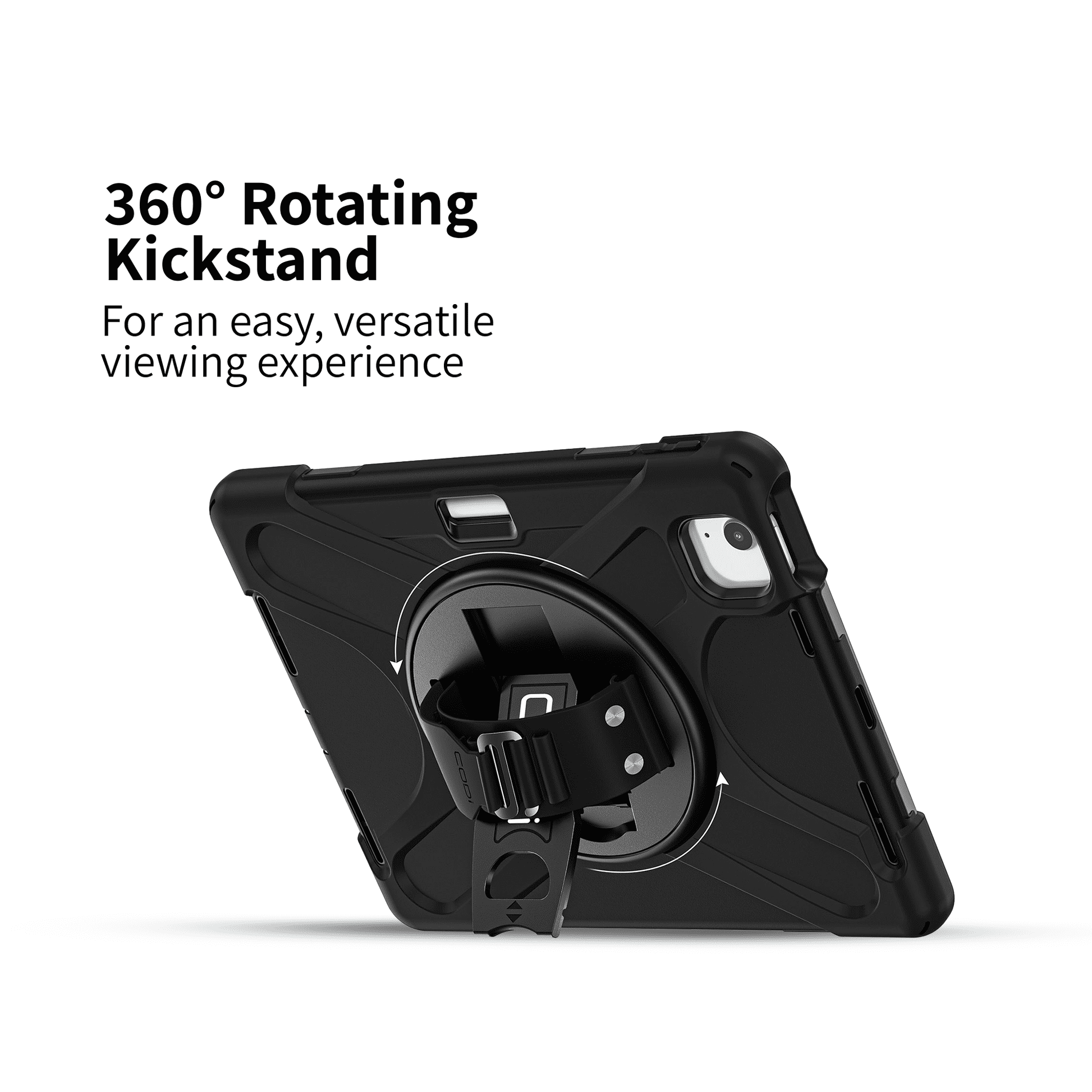 CODi Rugged Case for iPad Air 11" (M2, M3, M4), iPad Pro 11" (1st–4th Gen), iPad Air 10.9" (4th–5th Gen) – 360° Protection with Kickstand, Hand Strap, Shoulder Strap & Pencil Holder