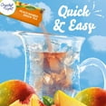 thumbnail image 4 of (2 Pack) Crystal Light Peach Mango Green Tea Sugar Free Drink Mix, 5 ct Pitcher Packets, 4 of 7