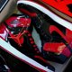 thumbnail image 1 of Zapatos Deportivos Air Jordan 1 High OG Bred Patent Top Baloncesto Gao Jiahui unisex, 1 of 1
