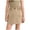 Khaki, variant on Cethrio Girls Cotton Skirts Size 14, Elastic Waist Vacation Summer Casual Summer Skirts Khaki