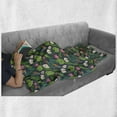 thumbnail image 6 of Orchids Soft Flannel Fleece Throw Blanket, Exotic Island Monstera Banana Areca Palm Leaves Jungle Hawaiian Paradise Blossom, Cozy Plush for Indoor and Outdoor Use, 50" x 70", Multicolor, by Ambesonne, 6 of 6