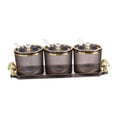 thumbnail image 4 of 3x tarros de almacenamiento para baño, bote de almacenamiento de condimentos con tapa de cuchara y Base, adorable tarro de condimentos de azúcar para Negro, 4 of 10