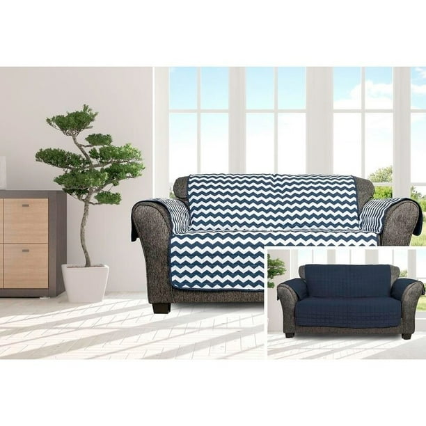 Fifi 114 in. W x 75in. L Reversible Waterproof Microfiber Sofa Cover in