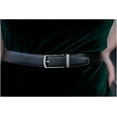 thumbnail image 2 of Women's Leather Ratchet Belt, Trim to Fit 18"- 44" Waist, No Holes, Packed in a Gift Box by CANDOR AND CLASS (W726X Dark Grey, 30mm Wide), 2 of 8