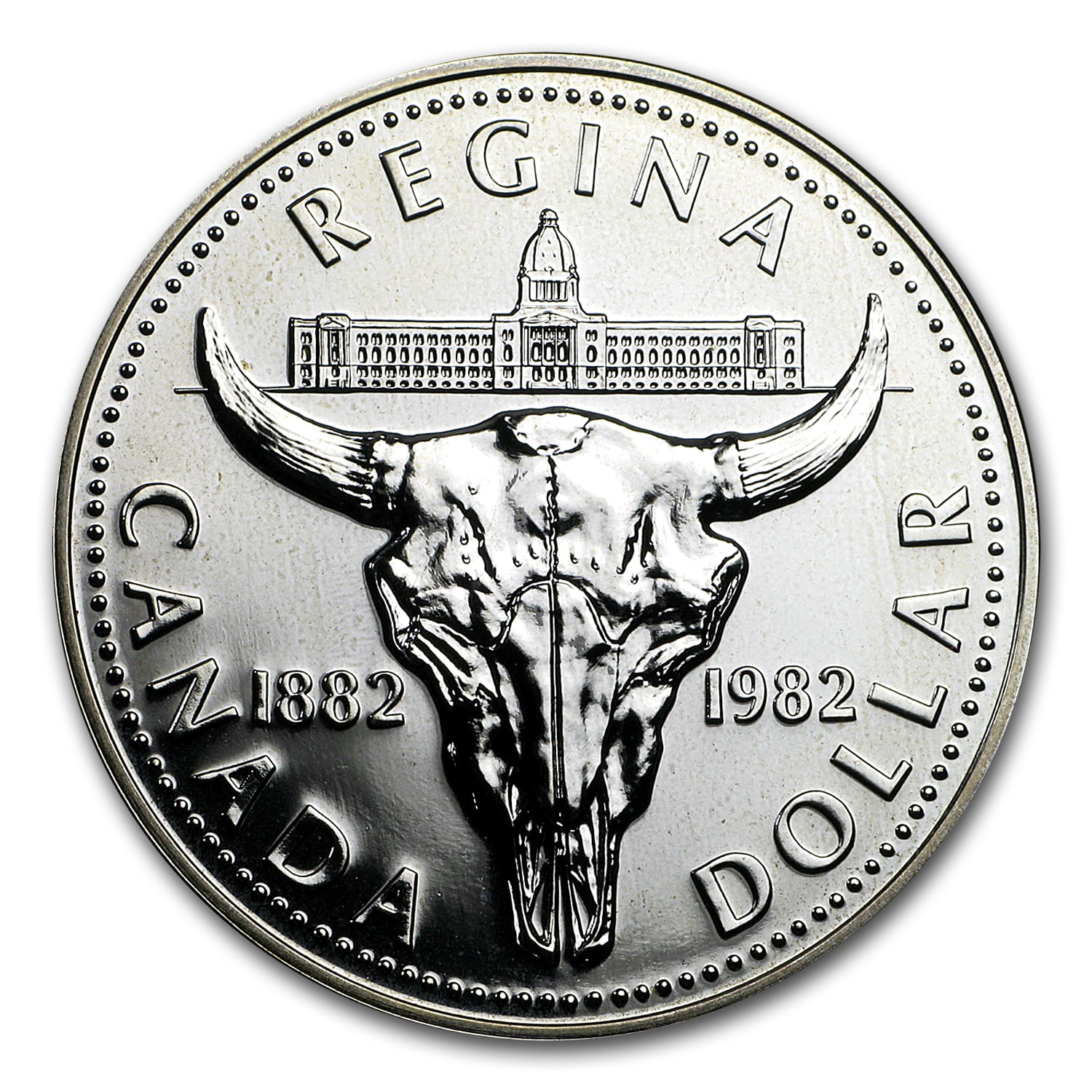 1982 Canada $1 Proof Silver Dollar 