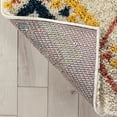 thumbnail image 5 of Well Woven Gigi Blaer Modern Kids Shag Moroccan Ivory Thick 5'3" x 7'3" Area Rug, 5 of 7