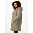 thumbnail image 3 of Woman Within Plus Size 3-In-1 Hooded Taslon Jacket, 3 of 6