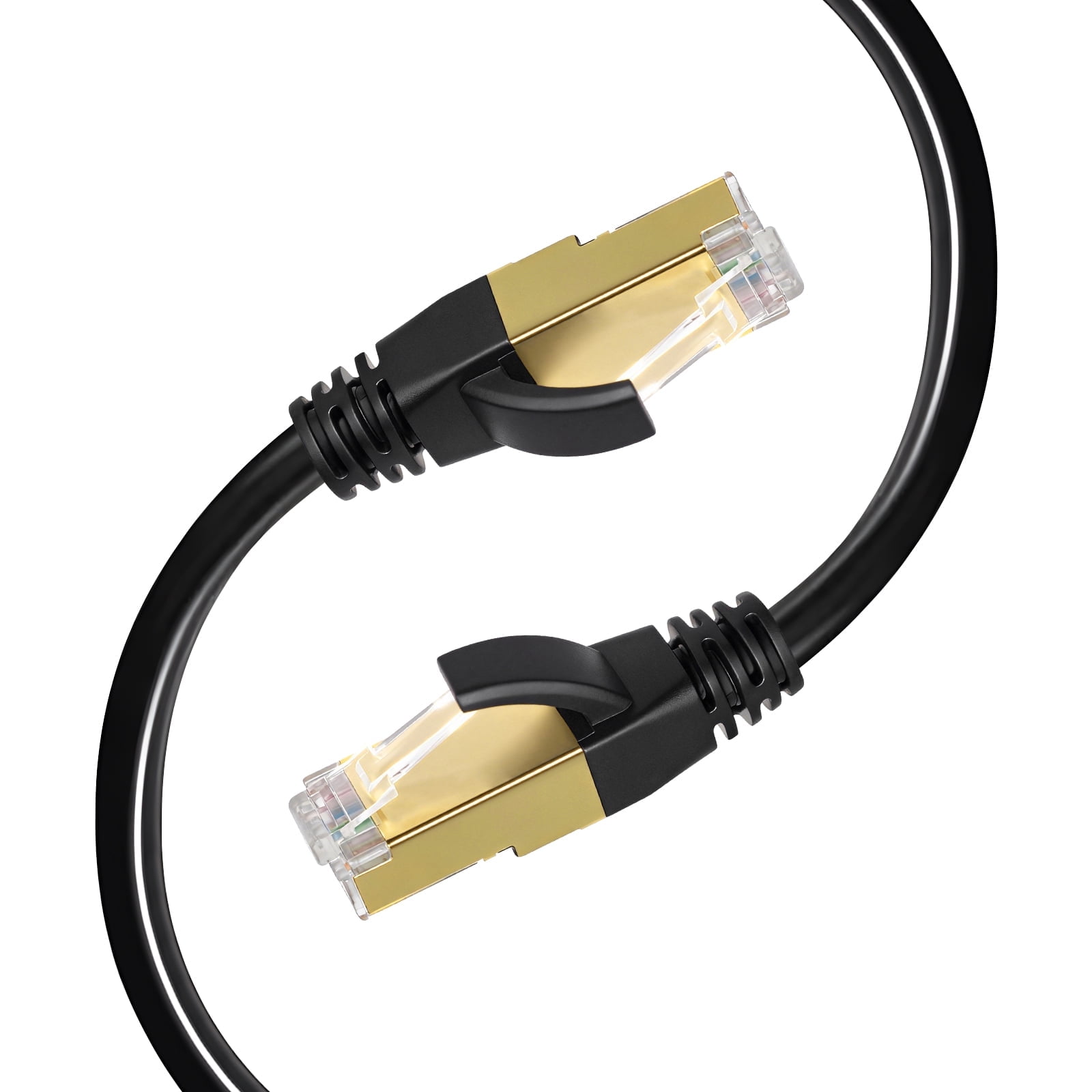 Cat8 Ethernet Cable 3ft High Speed Gaming LAN Network Cable, 40Gbps Gold Plated RJ45 for Xbox, PC, Mac, PS4