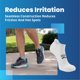 thumbnail image 5 of Calcetines Balega Hidden Comfort invisibles deportivos blancos talla pequeña, 5 of 9