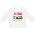 thumbnail image 3 of Inktastic Miss 3rd Grade Cutie with Pencil and Stars Girls Long Sleeve Toddler T-Shirt, 3 of 5
