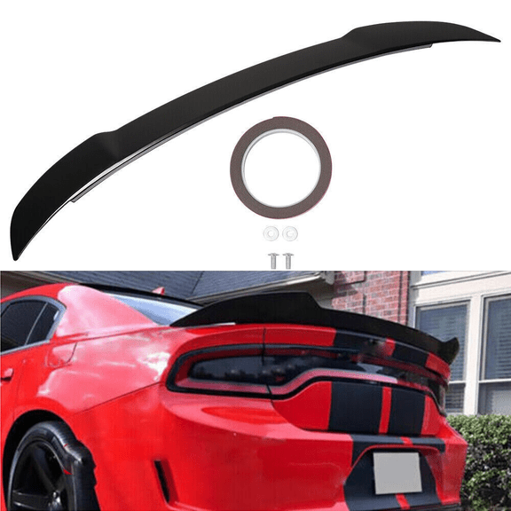 NEW For 2015-2023 Dodge Charger SRT SXT Rear Trunk Spoiler Wing Glossy Black