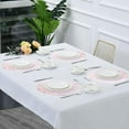 thumbnail image 7 of Pink Roses Round Placemats Washable Placemats Non-Slip Heat-Resistant Table Place Mats for Dining Kitchen Holiday Party Table Decoration 15.4"-4PCS Table Mat, 7 of 7