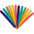 thumbnail image 3 of 500 Pack 6 Inch Jumbo Craft Sticks in Bright Colors - Wooden Popsicle Sticks, 3 of 5