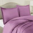 thumbnail image 4 of Nestl 3pc King Duvet Cover Set, Luxury Microfiber Duvet Cover King with 2 Pillow Shams, (90"x104"), Lavender Dream, 4 of 7