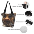 thumbnail image 4 of Balery Vintage Gentleman Duck Bolsa de Hombro con Diseño, Bolsa Grande y Duradera, Bolsa Versátil para Compras, 4 of 6