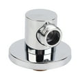 thumbnail image 2 of Conector de Manguera de Ducha ANGGREK Montado en la Pared de Cobre Plata Galvanizada, 2 of 7