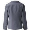 thumbnail image 3 of Vedolay Coats Women's Plus Size Casual Long Sleeve Open Front Cardigan Work Office Casual Jacket,Dark Gray XL, 3 of 5