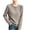 Silver, variant on hoksml Women's Cable Knit Cardigan Crew Neck Button Down Long Sleeve Slim Fit Cotton Knit Sweater