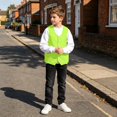 thumbnail image 5 of GiLiling Boys Formal Vest Elegant Speech Recital Wedding Party V-neck Button Up with Pockets Outfit for Kids (Green, 3-5 Years), 5 of 7