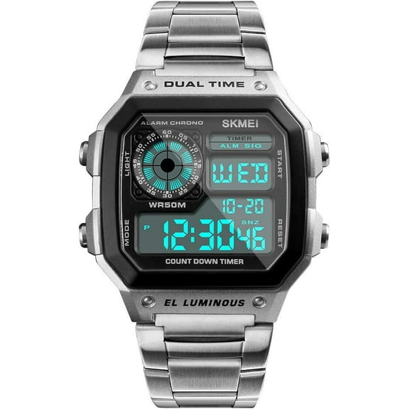 SKMEI Watches for Women Ladies Female Diamond Rose Gold Square Stainless Luxury Fashion Small Slim Analog Quartz Waterproof Dress Casual Simple Wife Girls Gifts Wrist Watch