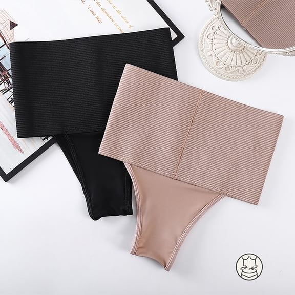 Feancey Butt Lifting Shapewear for Women Tummy Control Slimming Brief Shorts Body Shaper Panties Comfort High Waisted Thigh Underwear Black XL