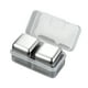 thumbnail image 3 of Fiudx Piedras de Hielo para Whisky, Cubos Reutilizables de Acero Inoxidable para Enfriar, Juego de 8, Aptos para Uso Alimentario, Sin Diluir, para Whisky, Vino, Cerveza, Refrescos y Fiestas de Cumple, 3 of 5