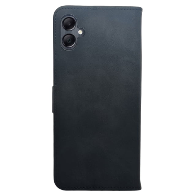 Funda Cartera Suave Para SamsungA05 Negro Más 2 Micas De Cristal