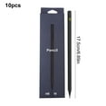 thumbnail image 3 of 10-Pack Black Wood Pencil HB/2B Thickened Barrel Writing Drawing Tool Set Everyday Art Supply, 3 of 6