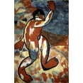 thumbnail image 2 of Malevich, Kazimir 17x24 Gold Ornate Wood Framed with Double Matting Museum Art Print Titled - Bather, 2 of 4