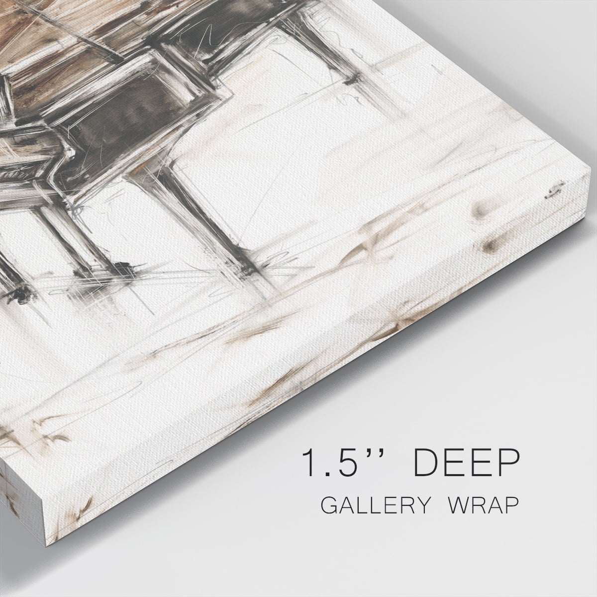 Wexford Home Grand Piano Study-Premium Gallery Wrapped Canvas, 24" x 24" - Ready to Hang