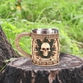 thumbnail image 4 of Moyic Taza de calavera medieval de tamaño portátil, jarra ligera y práctica, copas de vino para café y jugo Barra de herramientas, 4 of 6