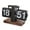 All Black 24h, variant on Elodie Flip Desk Clock Auto Flip Clock Creative Table Clock for Office Home Bedroom All Black 24h