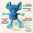 thumbnail image 2 of Juguetes de peluche chirriantes Jalousie para perros, paquete de 5, para perros medianos y grandes, 2 of 9