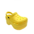 thumbnail image 3 of Cape Robbin Gardener Yellow Platform Clogs Slippers Fashion Comfortable Shoes (9), 3 of 4
