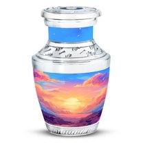 SUBSH Clouds Urn - Keepsake Urns for Human Ashes - Urns for Human Ashes Adult Male Dad - Adult Cremation Urns - Adult Urns for Human Ashes Women (3 inch Pack of 1)