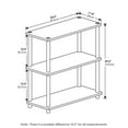 thumbnail image 5 of Furinno 10024BE/WH Turn-N-Tube Étagère de Présentation Compacte Polyvalente à 3 Niveaux, Hêtre, 5 of 5