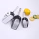 thumbnail image 4 of Pala de harina de aleación de aluminio Cucharas para alimentos Prácticos polvos de proteína de hielo Pala Cuchara de cocina para el hogar Restaurante Tienda de té con leche (Tamaño L), 4 of 4