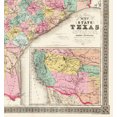 thumbnail image 4 of Historic State Map - Texas - Colton 1856 - Vintage Wall Art, 4 of 4