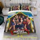 thumbnail image 4 of Jersey Shore Conjunto de sábanas temático, trío de piezas, cómodo y amigable con la piel, diseño único, regalo de decoración para el hogar para familiares, amigos y fans,135cm *200cm, 4 of 6