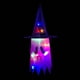thumbnail image 2 of Decoración colgante de Halloween para árboles, porches y patios al aire libre Sombreros de bruja fantasmales Cadena de luces LED, 2 of 8