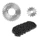 thumbnail image 1 of Kit De Sprocket 250z 34d-13d 520hx120l plateado Kinlley, 1 of 4