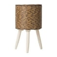 thumbnail image 2 of koolsoo Plant Basket with Legs Simple Plant Pot for Farmhouse Drawing Room Apartment Brown, 2 of 8