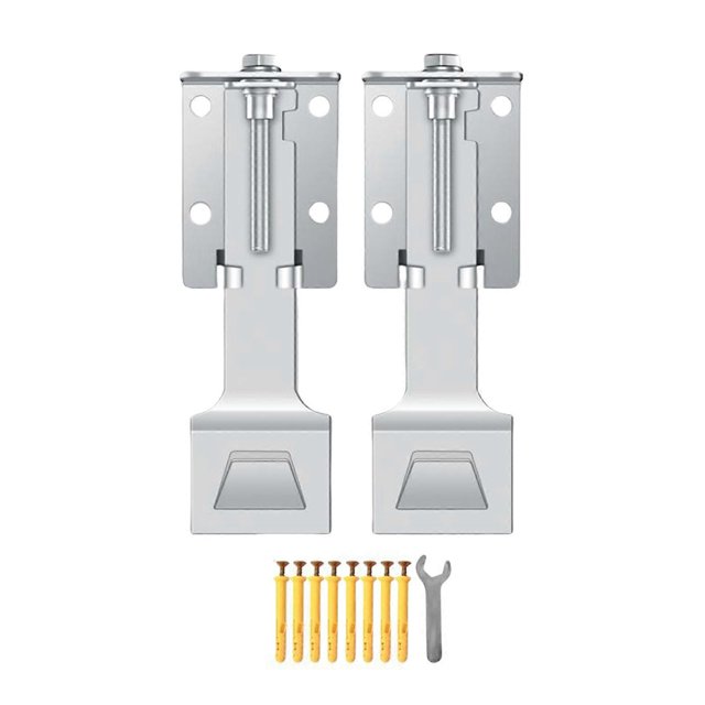 High Strength Adjustable Wall Bracket for Kitchen Range Hoods Corrosion Resistant Galvanized Steel Support Holder